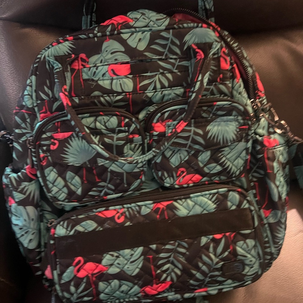 Lug Mini Puddle Jumper travel bag - purse flamingo!